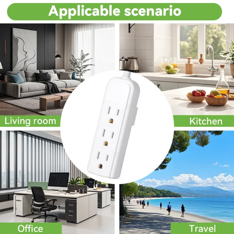 three outlet power strip