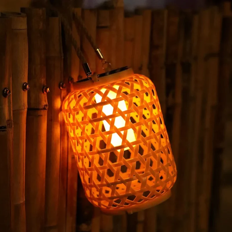 bamboo outdoor lanterns