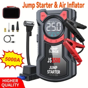 car jump starter and air compressor