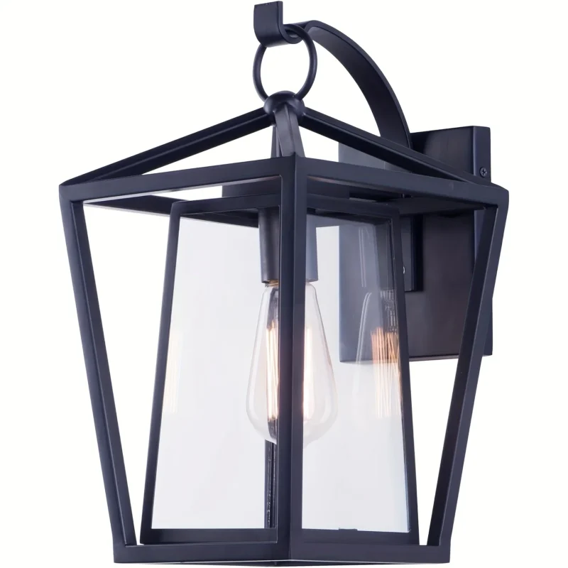 outdoor wall lantern black