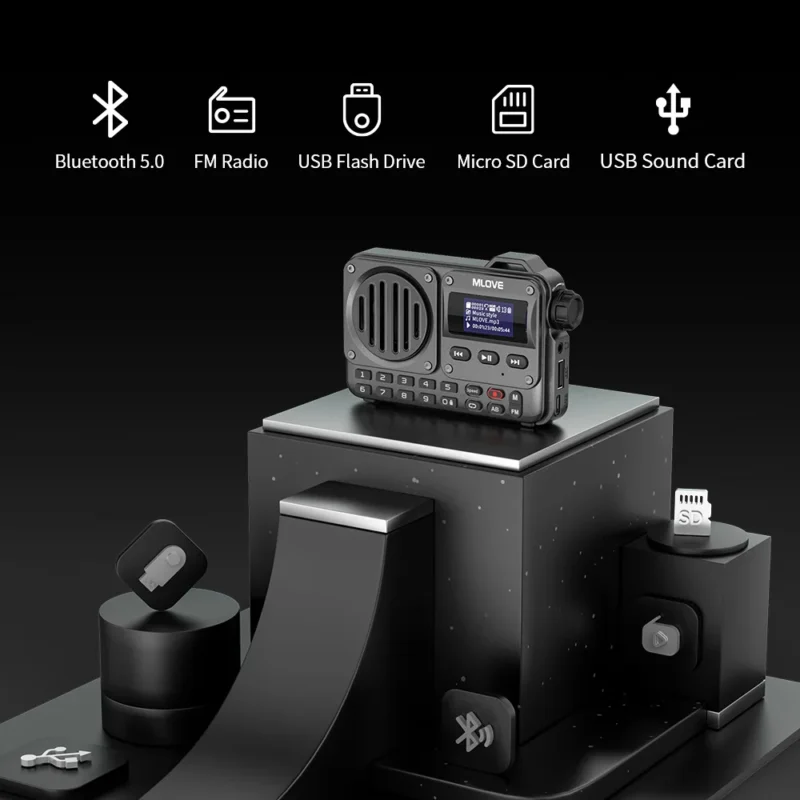 outdoor speaker with radio