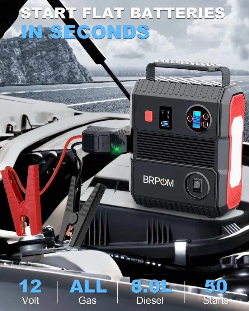 electric car battery jump starter