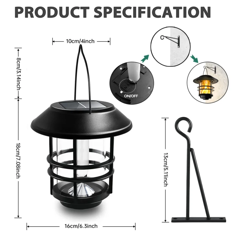 outdoor wall lantern solar