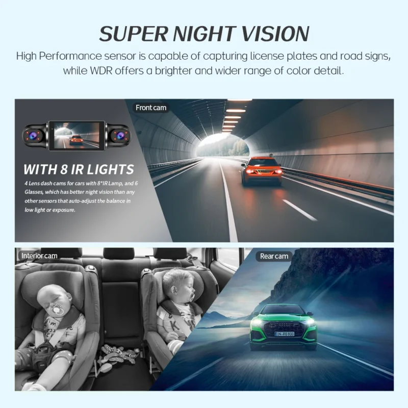 360 dash cam car