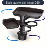 car cup holder with tray