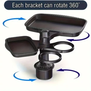 car cup holder with tray
