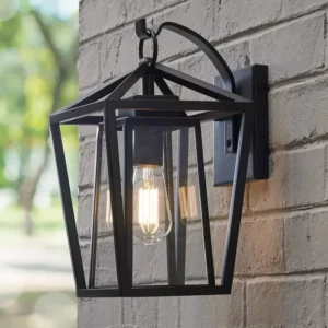 outdoor wall lantern black