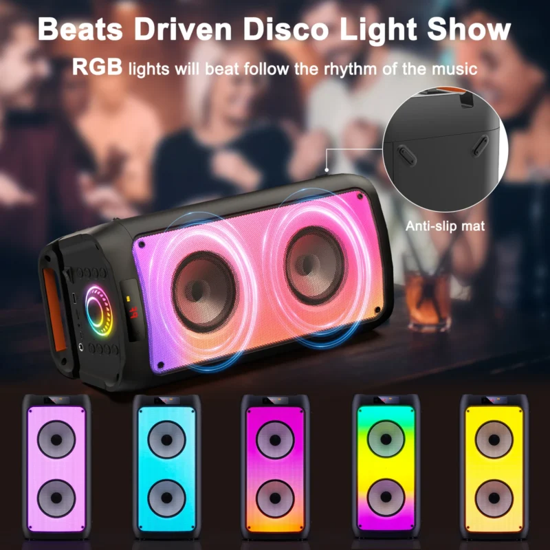 amplified speakers bluetooth