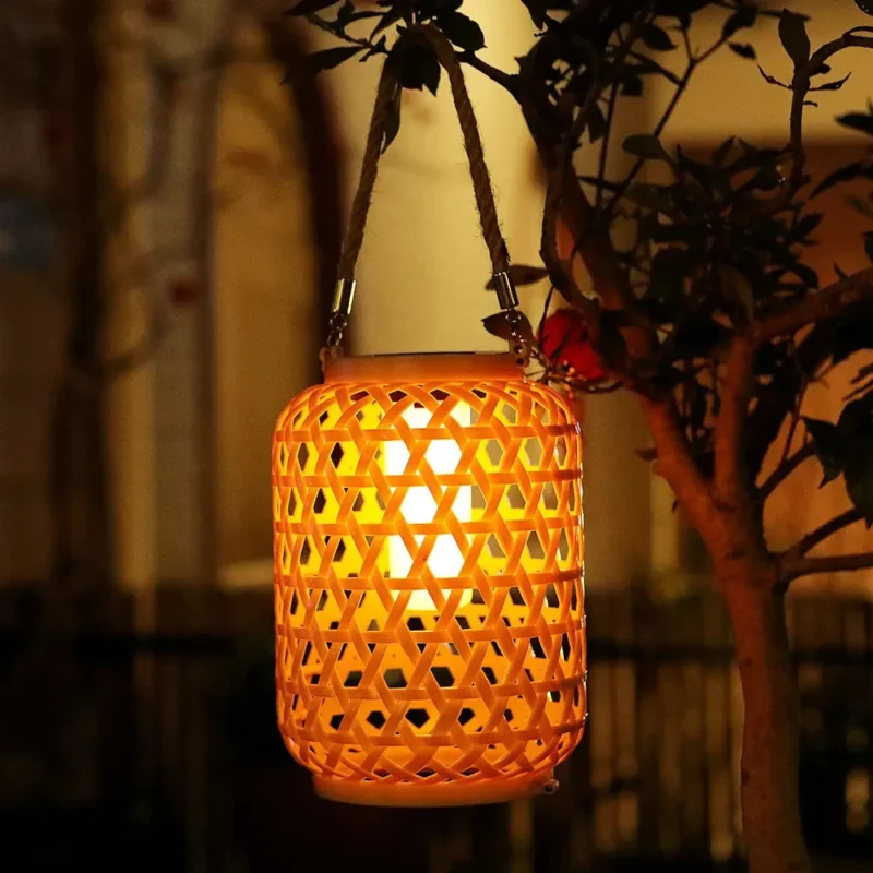 bamboo outdoor lanterns