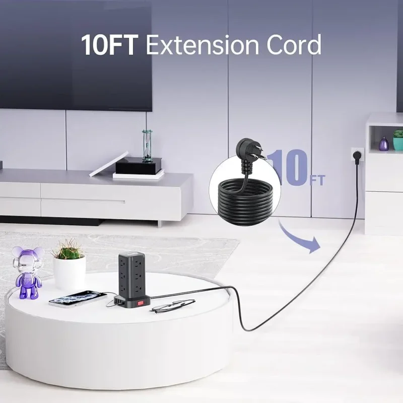 surge protector 10 ft cord