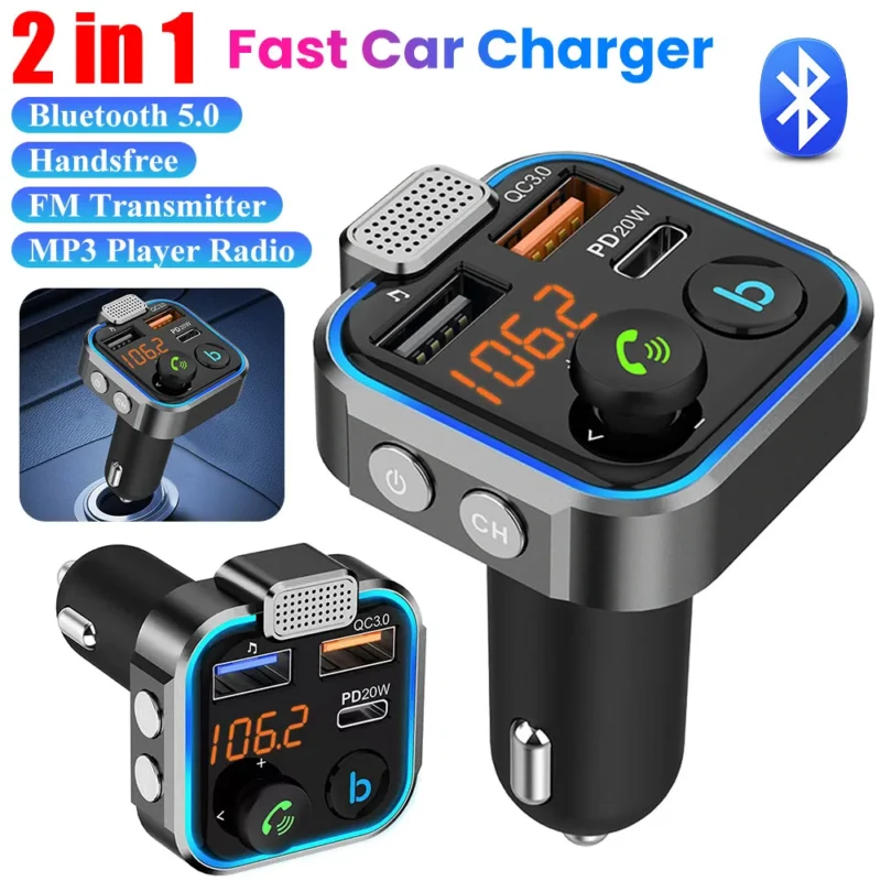 bluetooth fm transmitter car