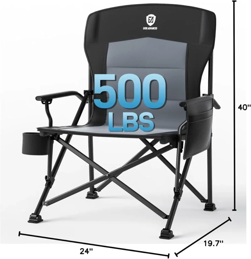 big man folding camp chair