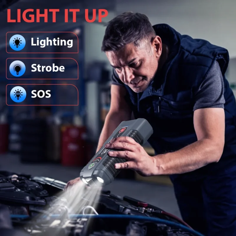 car battery charger and jump starter