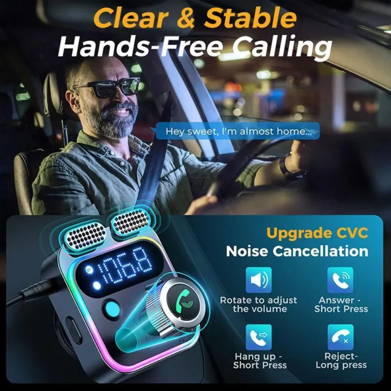 usb fm transmitter bluetooth