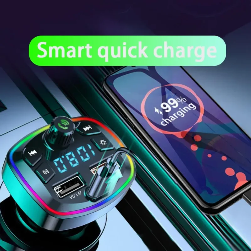 car fm transmitter with bluetooth