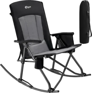 folding rocking camp chair