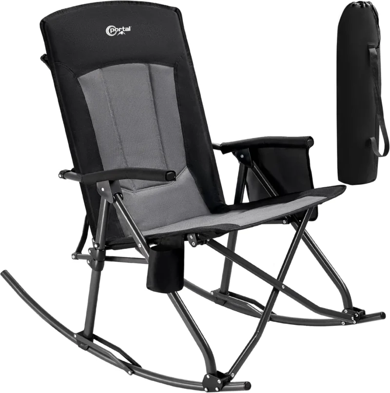 folding rocking camp chair