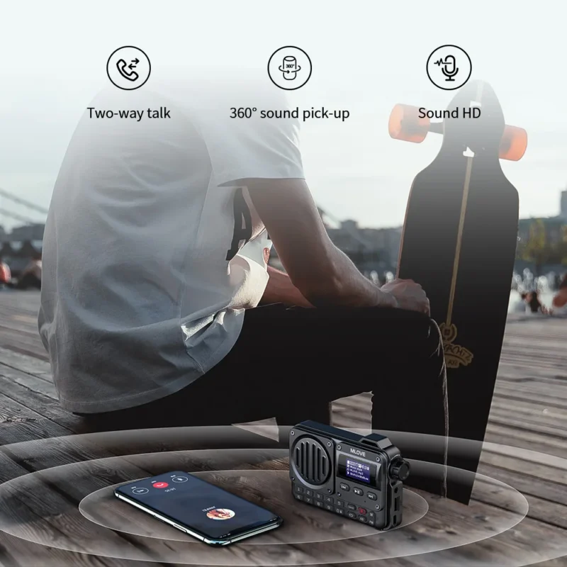 outdoor speaker with radio