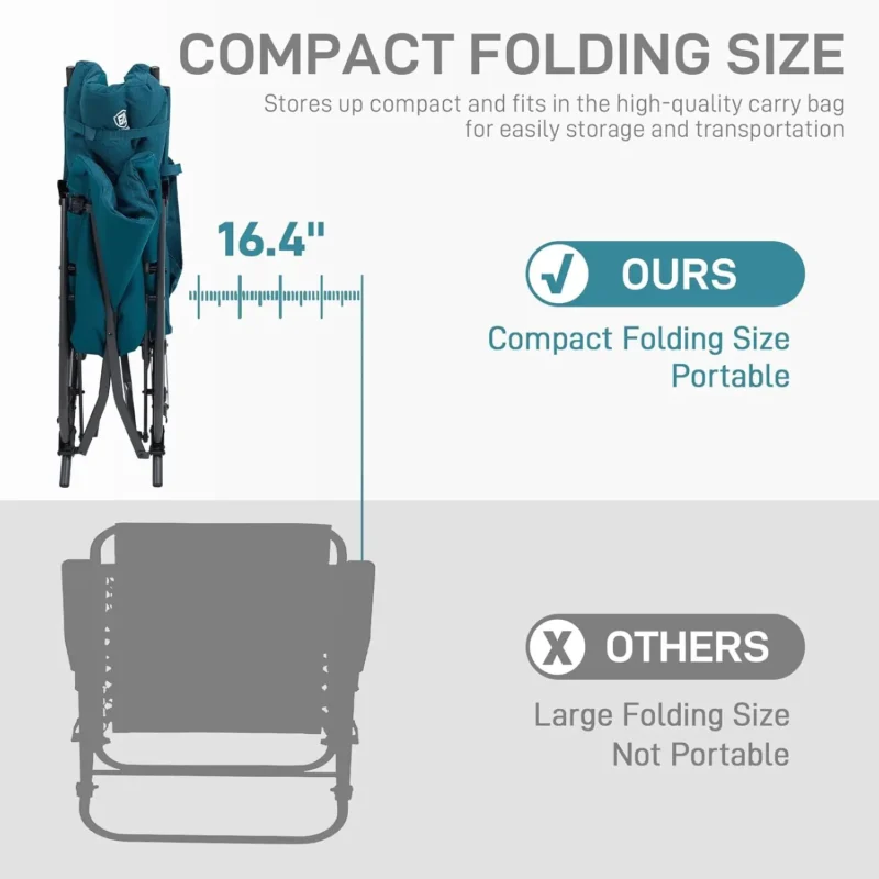 folding rocker camp chair