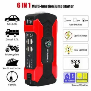 battery charger to jump start car