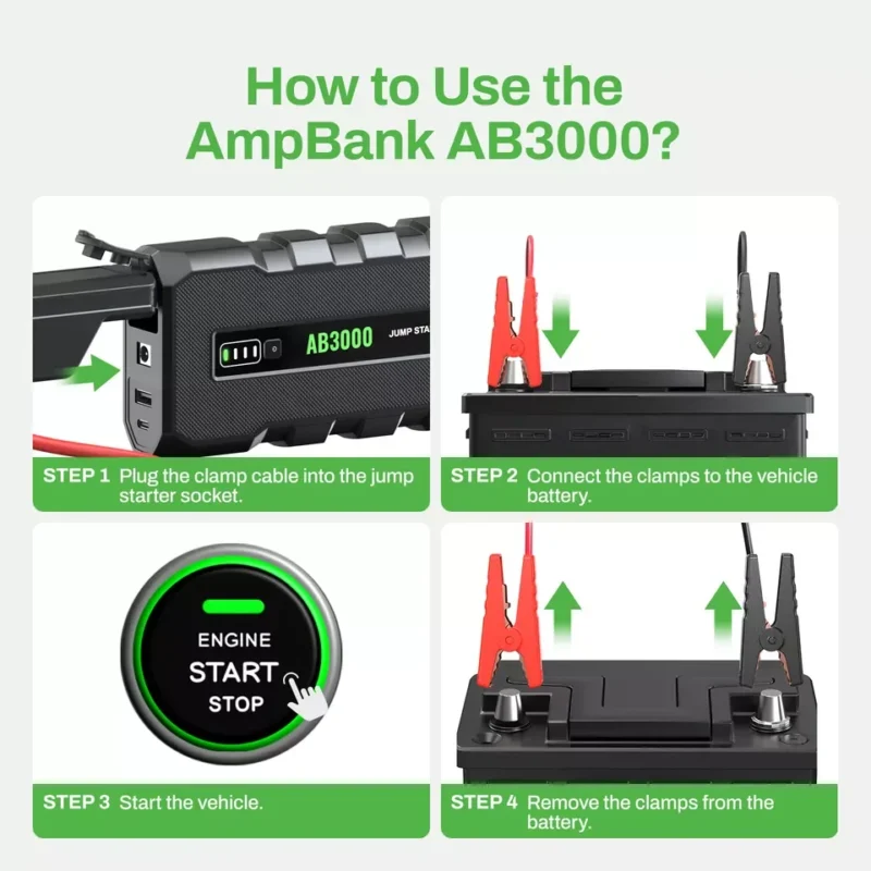 jump starter car battery charger