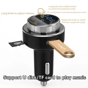 auto fm transmitter bluetooth