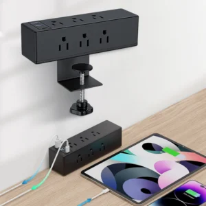 desk mounted power strip