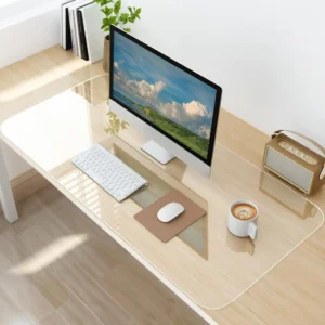 clear desk mat