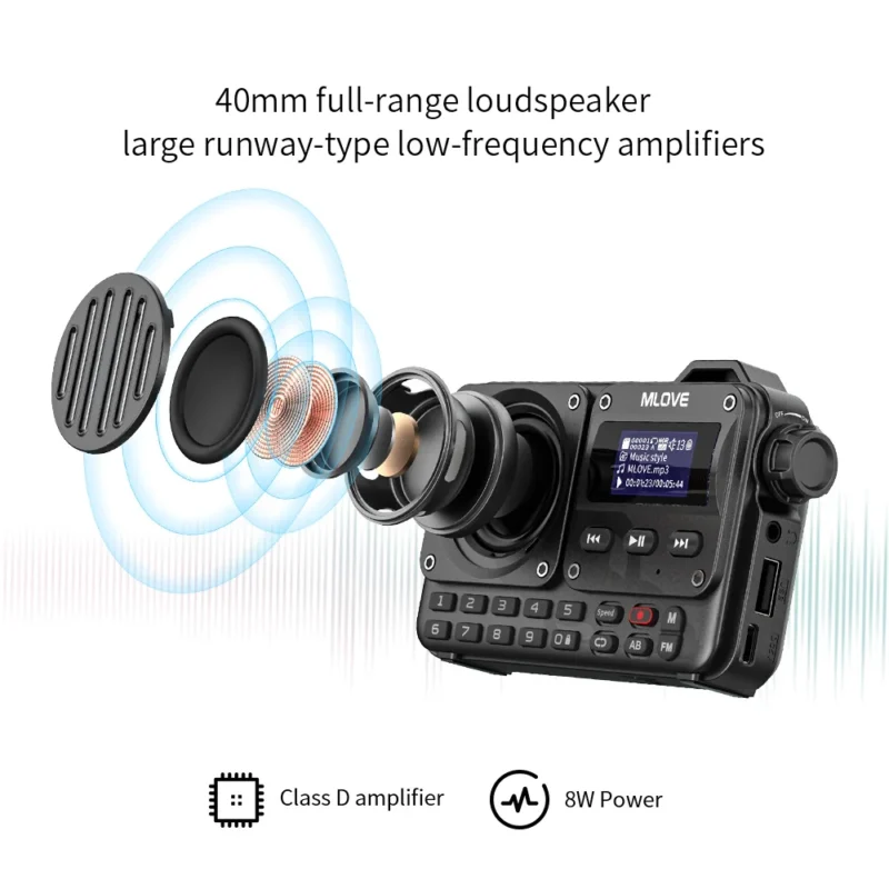 outdoor speaker with radio