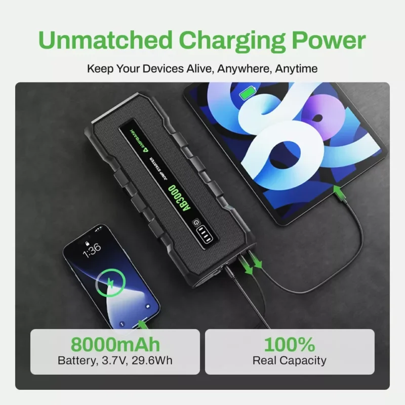 jump starter car battery charger