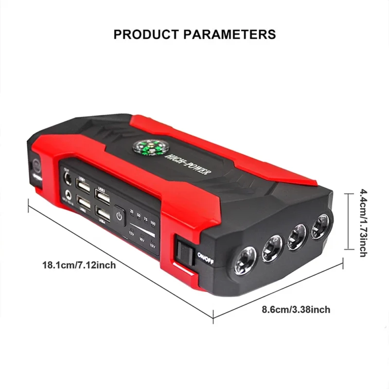 battery charger to jump start car