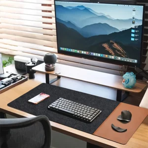 wool desk mat