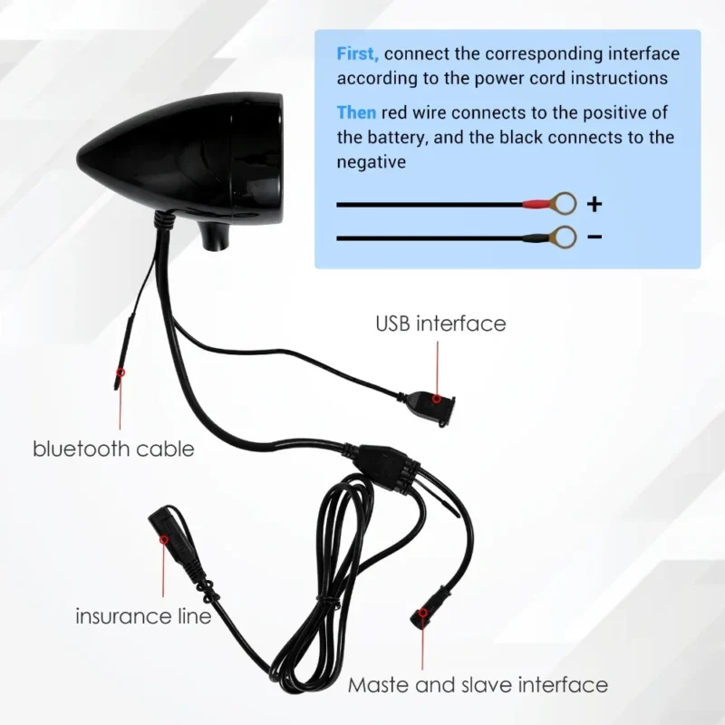bluetooth speakers for motorcycle