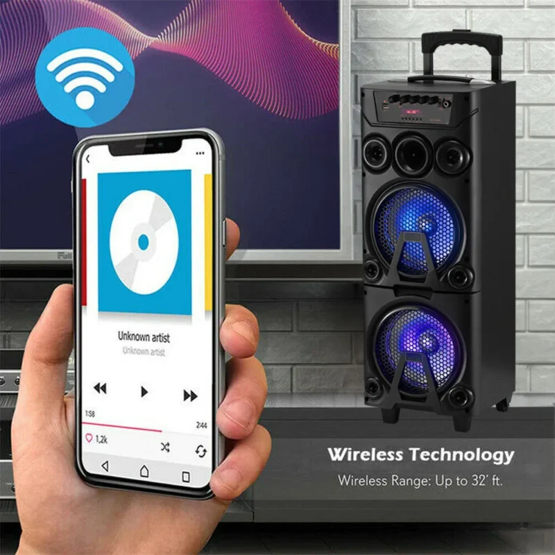 outdoor party speaker bluetooth