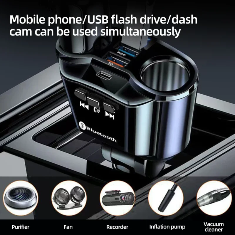 fm transmitter with bluetooth for car
