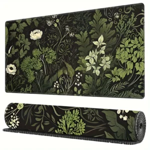 green desk mat