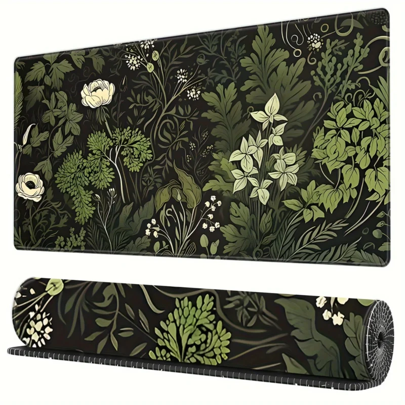 green desk mat