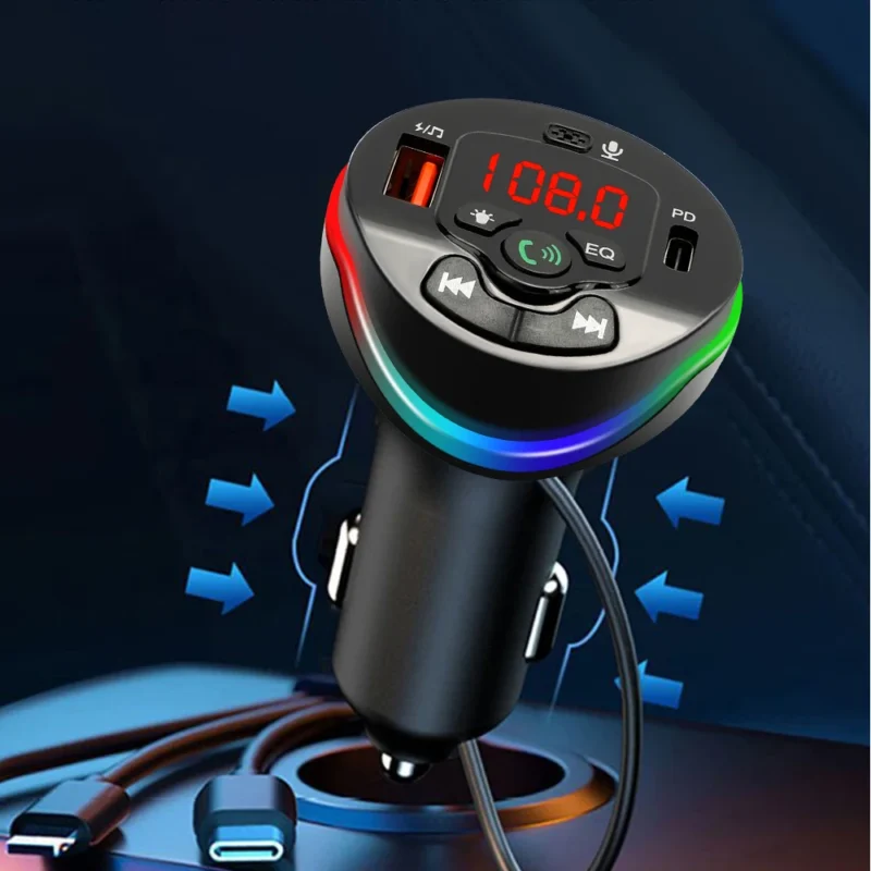 fm radio with bluetooth transmitter