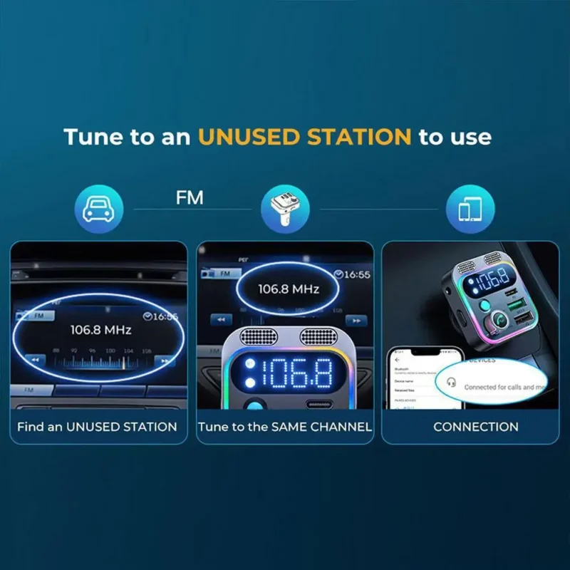 usb fm transmitter bluetooth