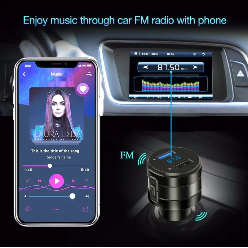 fm transmitter bluetooth for car