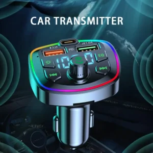 car fm transmitter with bluetooth
