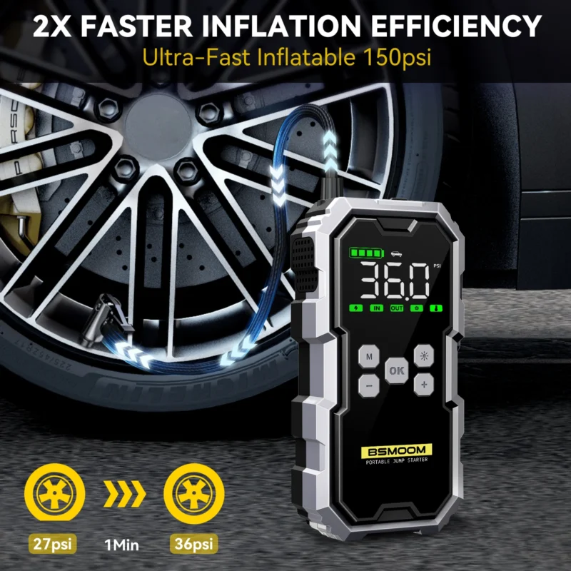 car jump starter and battery charger