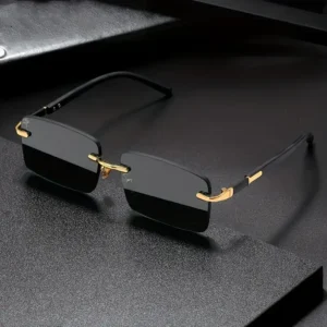 rimless sunglasses