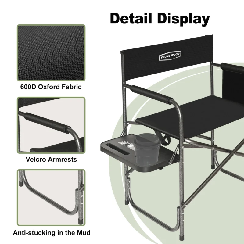 director folding camping chair