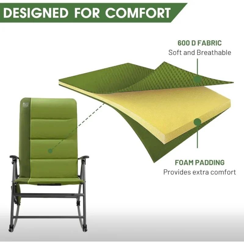 folding camping rocking chair