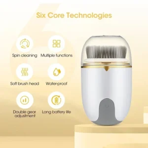 rotating cleansing facial brush