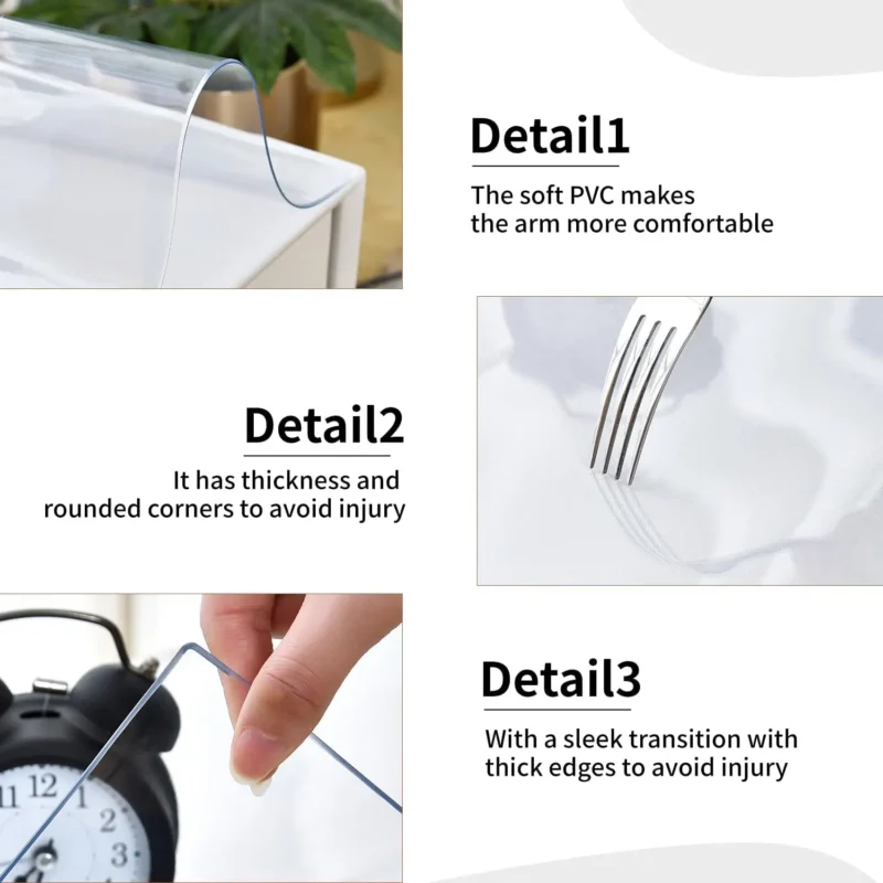 clear desk mat