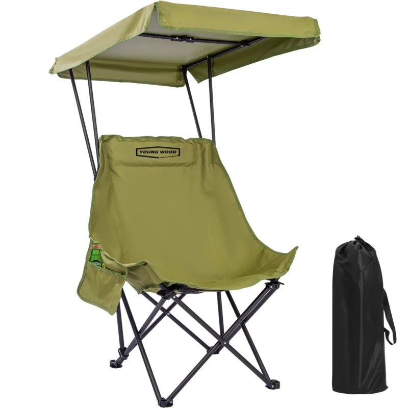 canopy folding camp chair