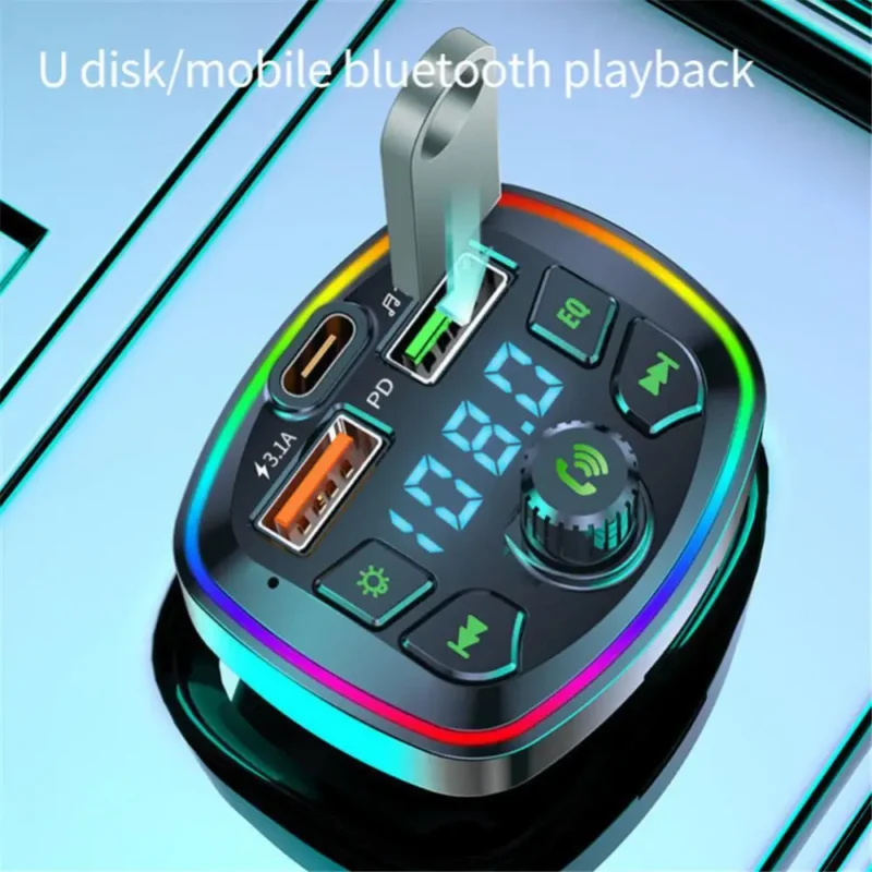 car fm transmitter with bluetooth