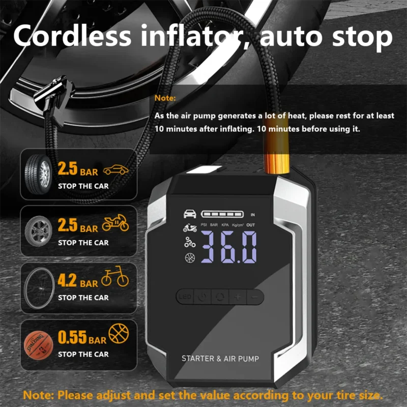 car jump starter air compressor
